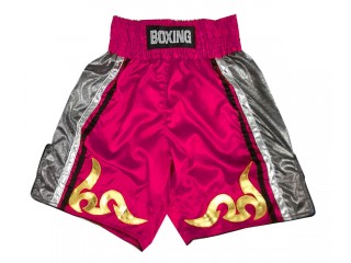 Shorts Boxe Anglaise Personnalisé : KNBSH-030-Rose